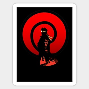 anime silhouette Sticker